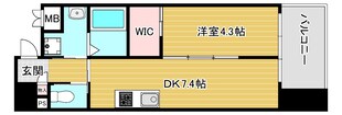 ファーストフィオーレ難波フォートの物件間取画像